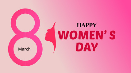 International Women's Day animation, ideal footage for Women's Day