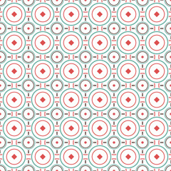 Fototapeta premium Abstract seamless background for your design. Seamless geometric monochrome vector pattern.