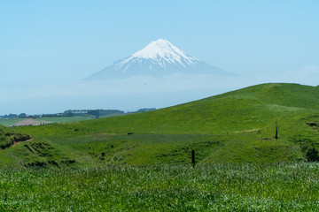 Mount Taranaki in New Zealand