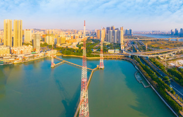 Fototapeta premium Urban scenery of Quanzhou City, Fujian Province, China