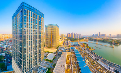 Fototapeta premium Urban scenery of Quanzhou City, Fujian Province, China