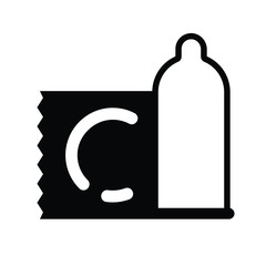 Condom icon vector