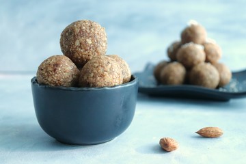 Leftover chapati Laddu / Churma Laddoo or Policha Ladu made with Roti, jaggery, Ghee and Almonds.