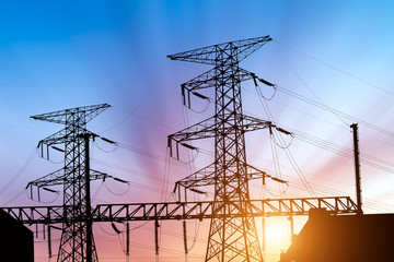 high voltage post