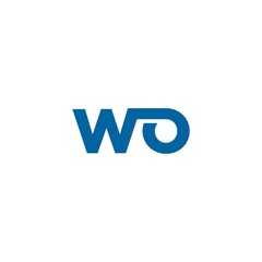 WO Logo Simple Vector and Templates