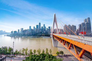 Fototapeta premium Chongqing cityscape and skyscrapers