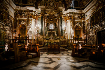Fototapeta na wymiar Co-Cathedral Basilica Madonna della Madia