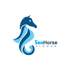 Sea Horse icon logo and symbol creative vector illustration