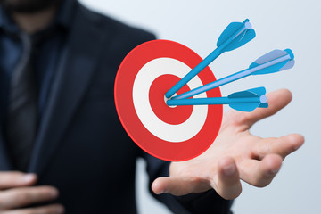  makes a dart throw on the target. The concept of persistence in business..