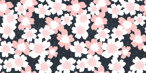 Flowers Seamless Pattern Texture 