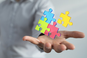 Concept for business strength and success..