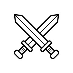 Vector Sword Icon illustration photo