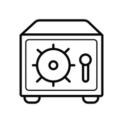 safe icon vector illustration photo