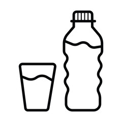 bottle Icon Vector illustration photo