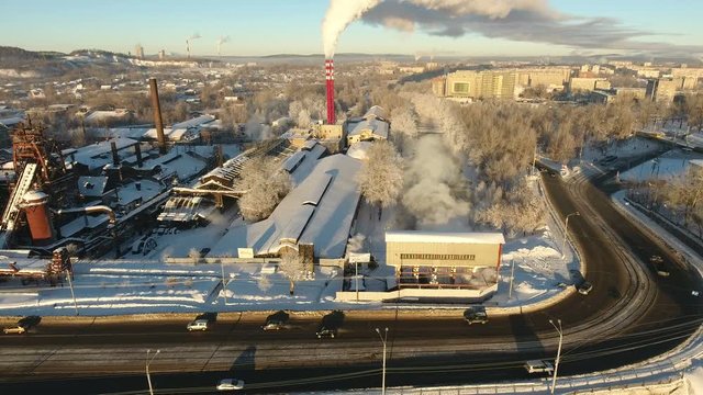 old factory of the times of the Soviet Union in Nizhny Tagil