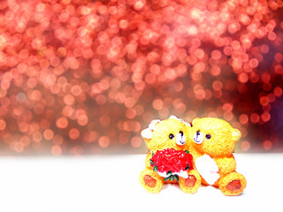 wedding card gift teddy bears fiancee bride