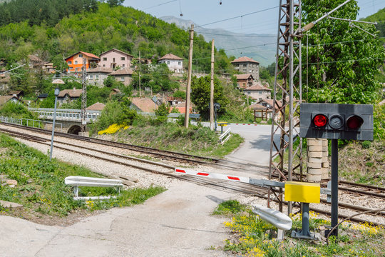 35 Best Railway Barrier Images Stock Photos Vectors Adobe Stock