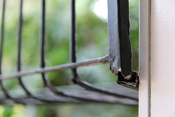  Forced entry through safety gate 