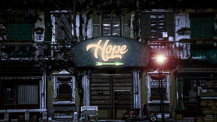 Street Sign to Hope