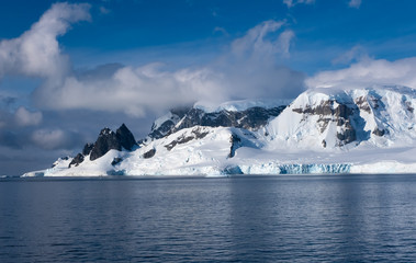 Fototapeta na wymiar Stunning icy landscapes, Chiriguano Bay, Danko Island, Antarctic Peninsula, Antarctica