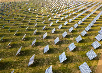 Panels of solar power station