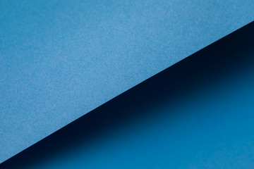 blue colored papers with shadow