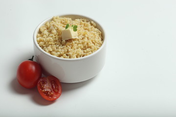 wheat bulgur porridge