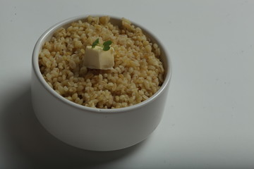 wheat bulgur porridge