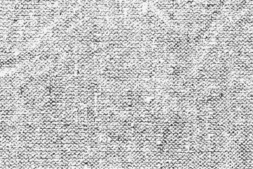 Old rough natural burlap grunge overlay texture as a background - obrazy, fototapety, plakaty