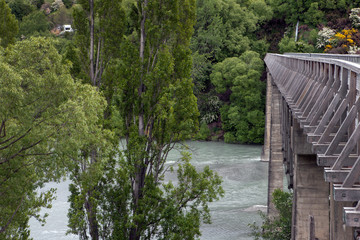 Shotover River Arrowtown New Zealand bridge