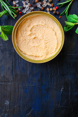 cod roe (seafood semi-finished, caviar codfish) menu concept. background. top view. copy space