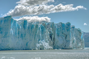 Wonderful close-up of the Perito Moreno glacier in Patagonia, Argentina