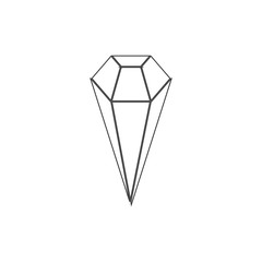 Diamond vector illustration icon logo template