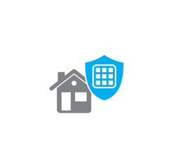 Smart security related icon on background for graphic and web design. Creative illustration concept symbol for web or mobile app