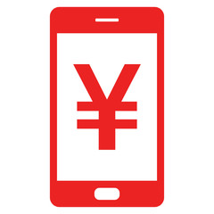 Obraz premium Yen und Smartphone