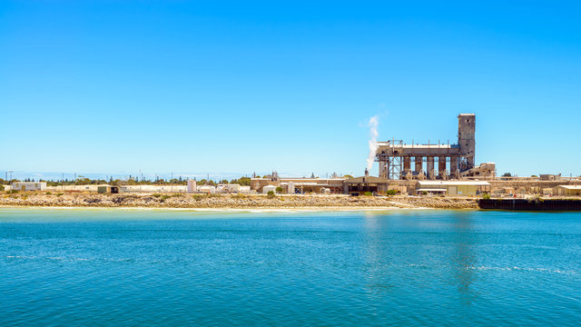 Chemical Plant By The Sea In South Australia