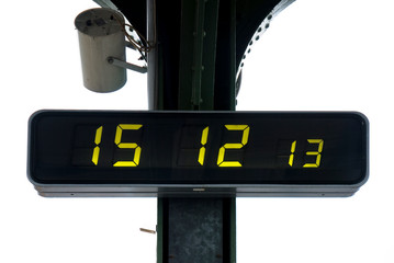 Horloge de gare de train