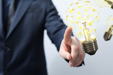 Concept for business strength and success.