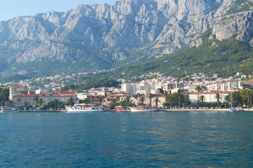 View of Makarska in day