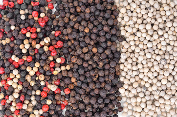 Black pepper a background