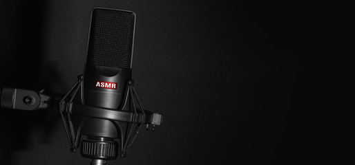 Studio microphone for recording asmr