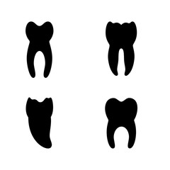 Vector isolated illustration of tooth