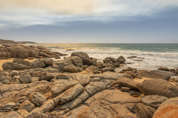 Pristine beaches and the rugged coastline of Yorke Peninsula, located west of Adelaide in South Australia