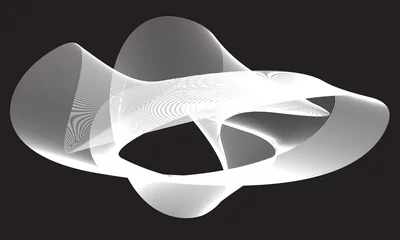 Rolgordijnen Abstract templates with curved lines © diamondtetra