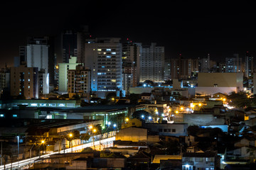Fototapeta premium Campos dos Goytacazes city at night