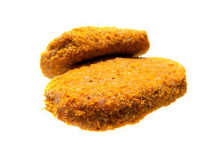cutlet isolated on white background