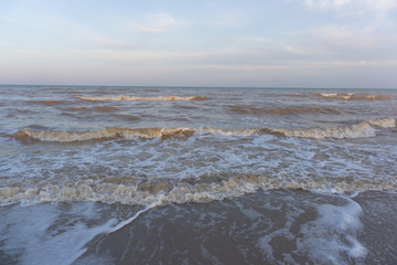 A waves on the seashore