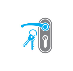 Smart security related icon on background for graphic and web design. Creative illustration concept symbol for web or mobile app