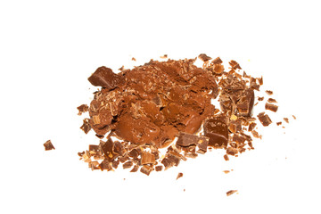 chocolate isolated on white background