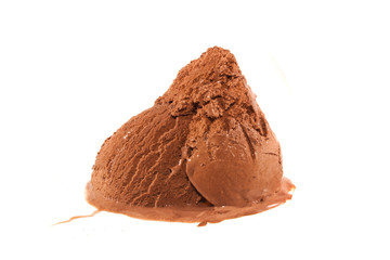 ice cream isolated on white background